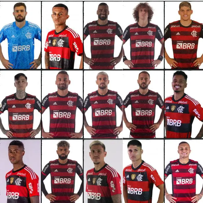 Flamengo Jogadores 2023 Elenco Profissional